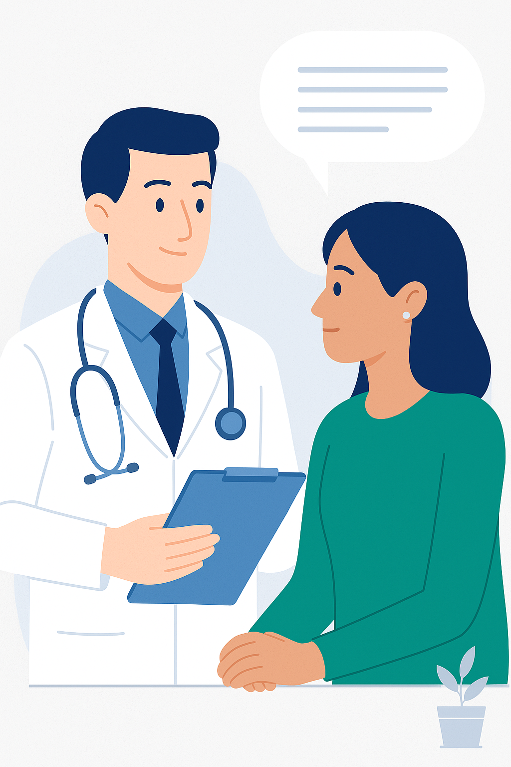 Ukázka shrnutí konzultace v Maidoc